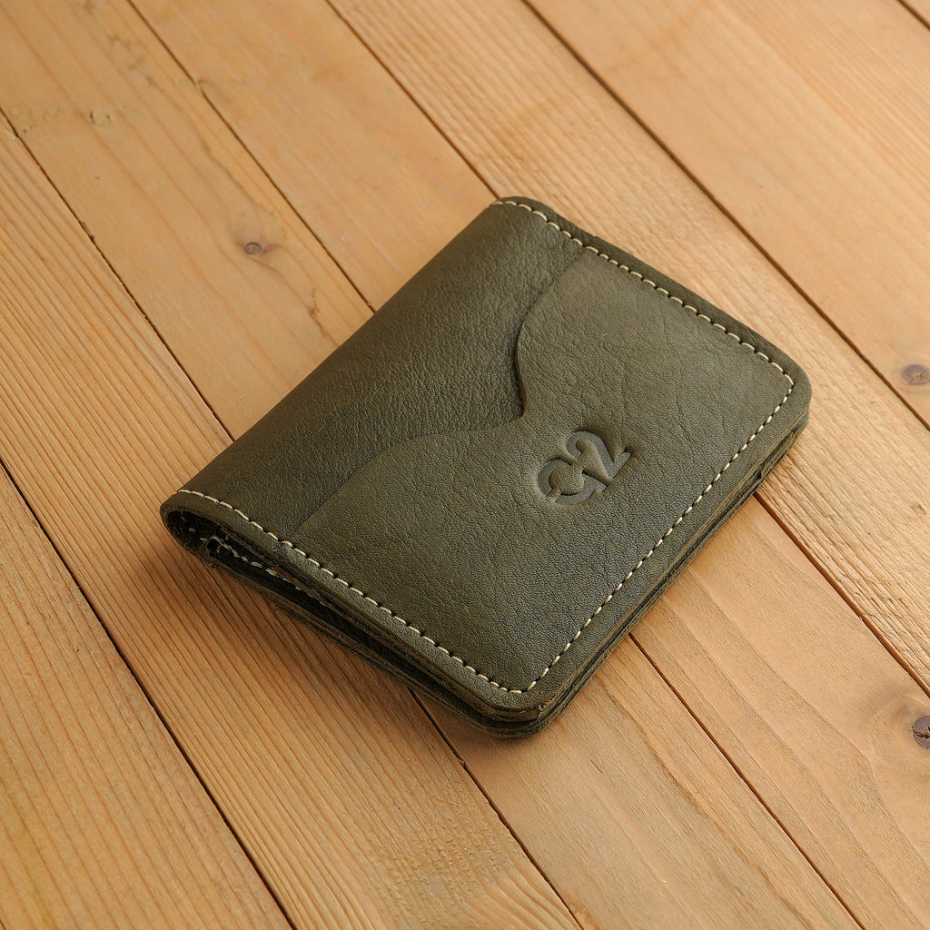 Olive Green Smart Leather Wallet