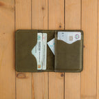 Olive Green Smart Leather Wallet