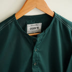 Bottle Green Cotton Short Kurta