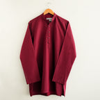 Red Cotton Short Kurta