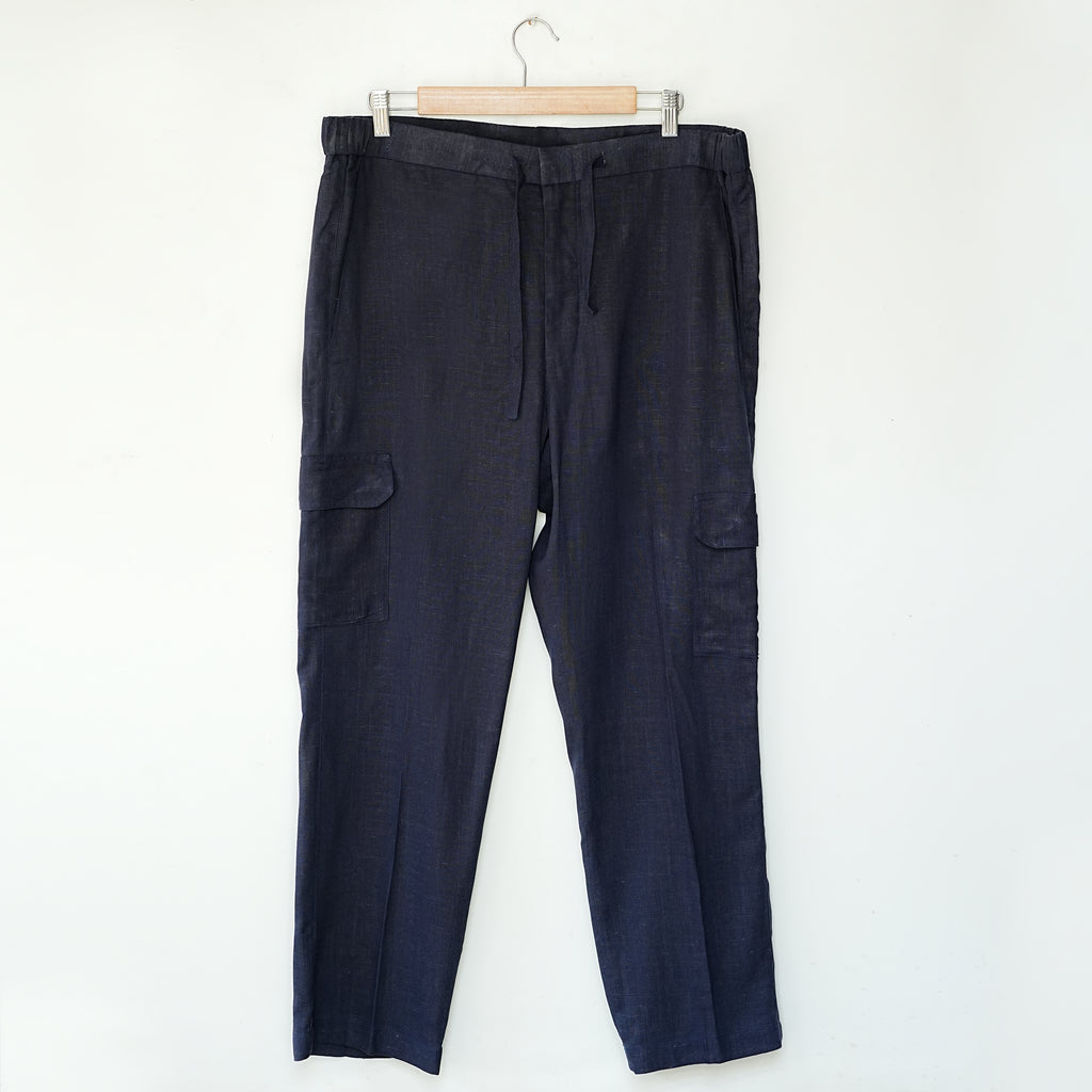 Dusty Blue Linen Pants