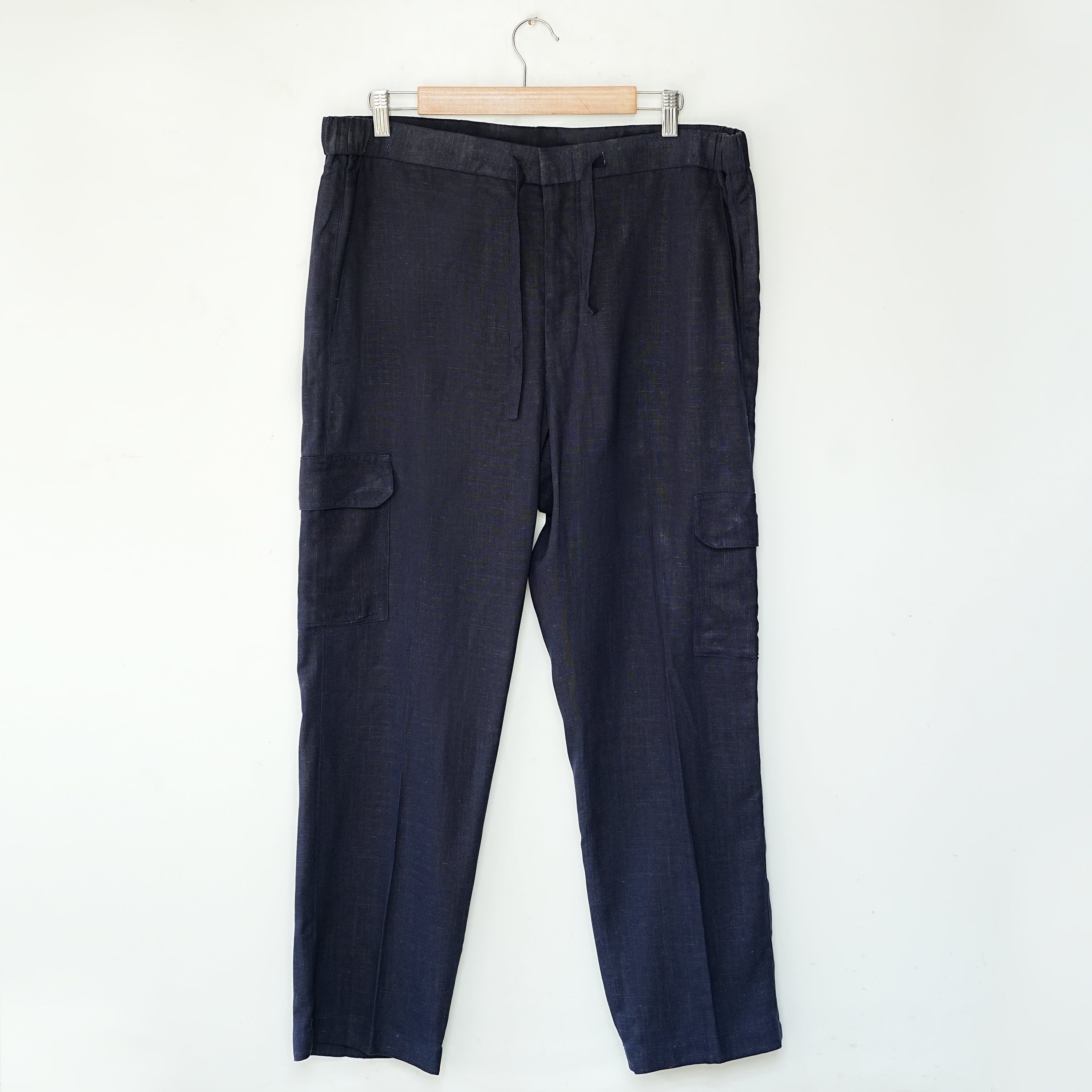 Dusty Blue Linen Pants