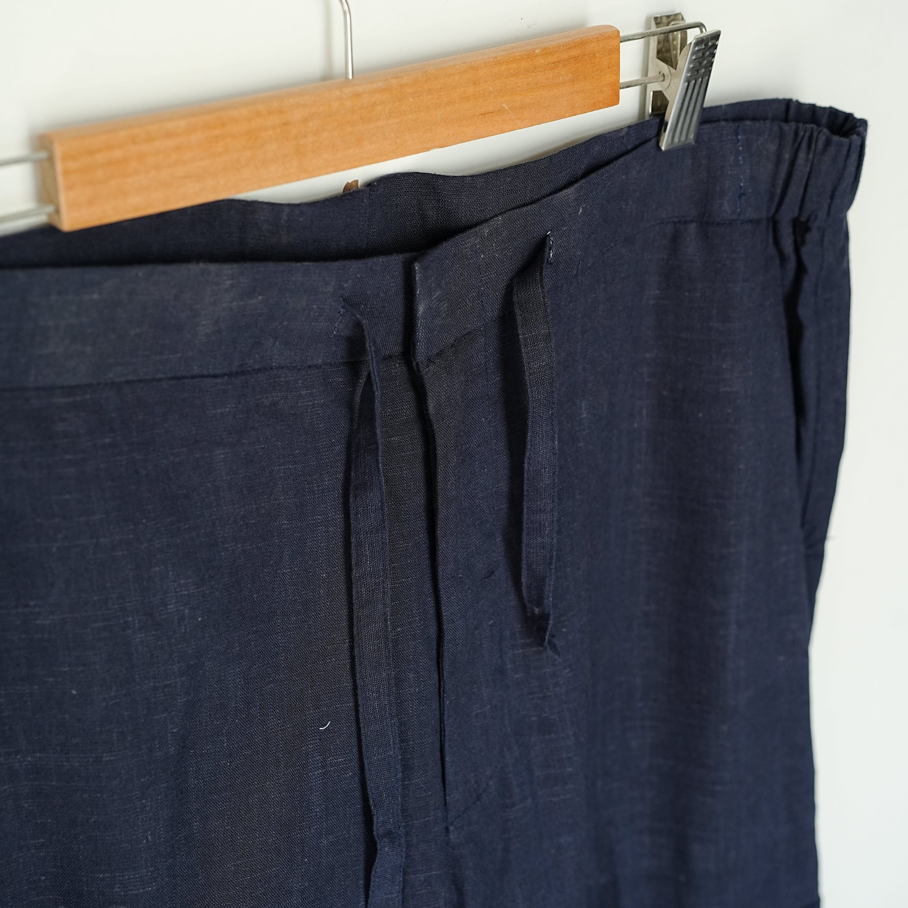 Dusty Blue Linen Pants