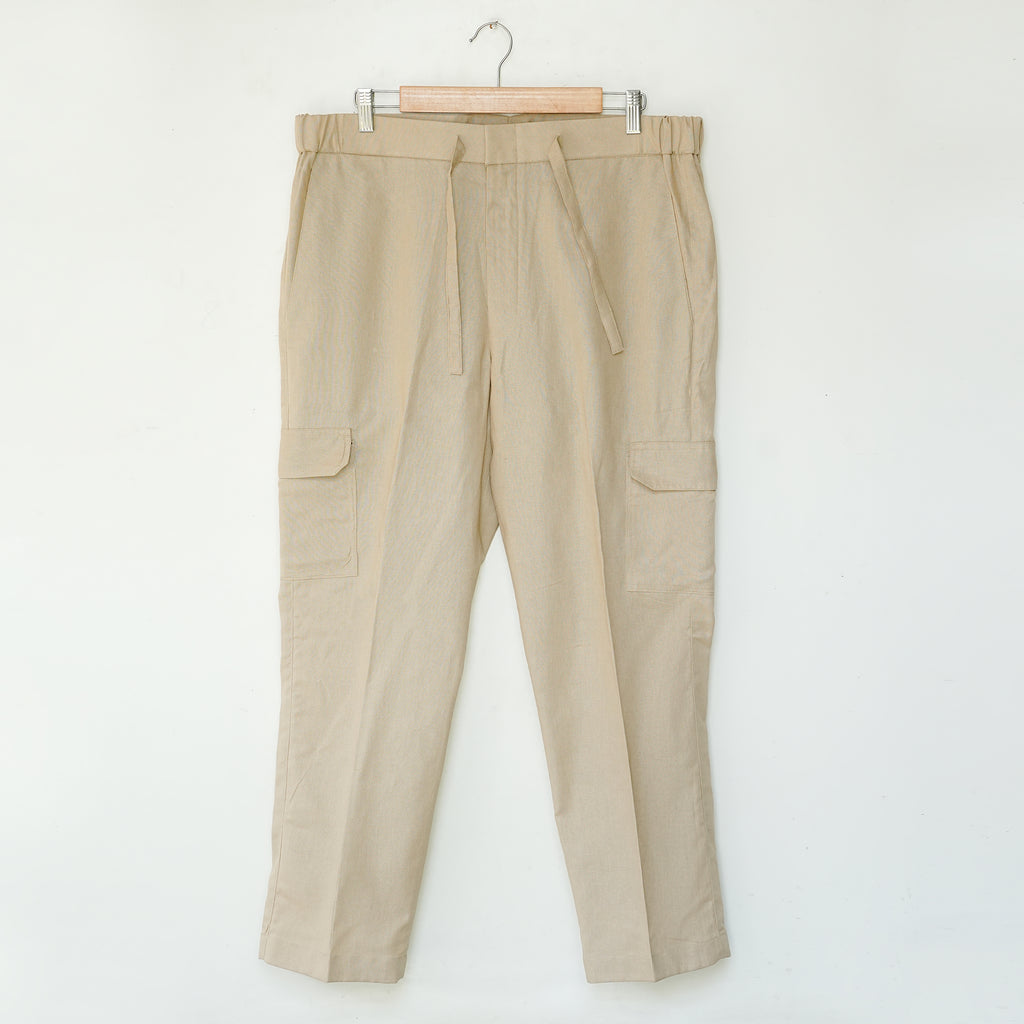 Dusty Beige Linen Pants