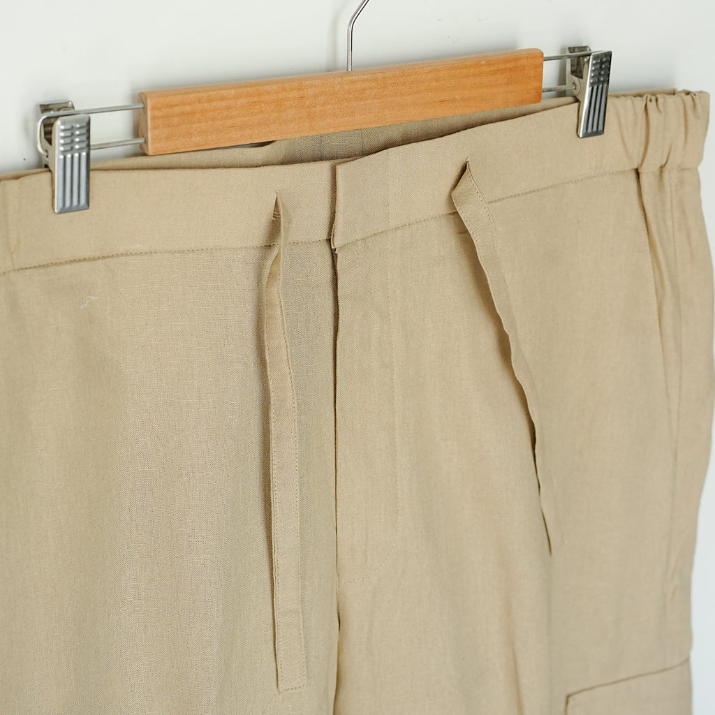 Dusty Beige Linen Pants