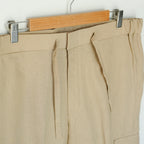 Dusty Beige Linen Pants