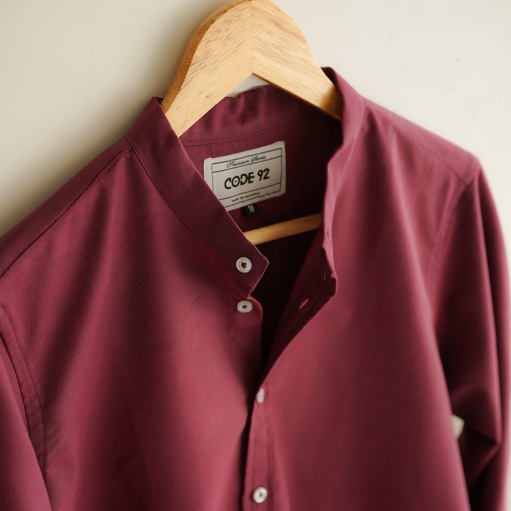 Maroon Polo Cotton Shirt