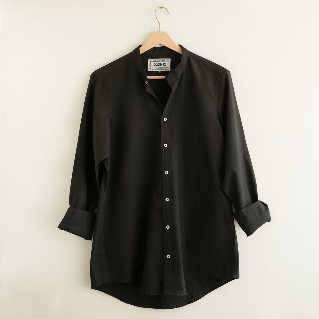 Black Cotton Shirt