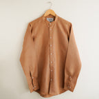 Coffee Cotton Linen Shirt