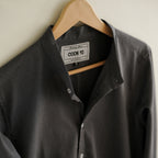 Grey Textured Cotton Shirt