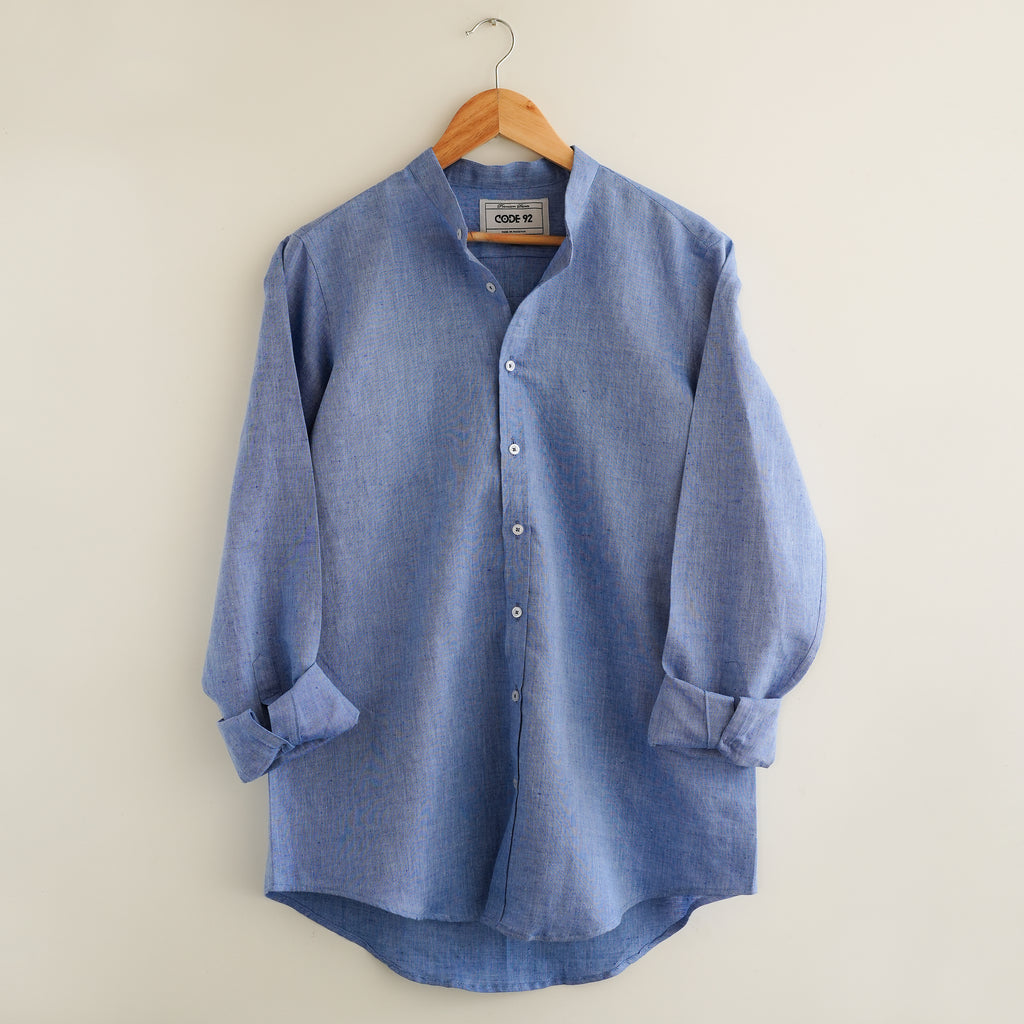 Blue Linen Shirt