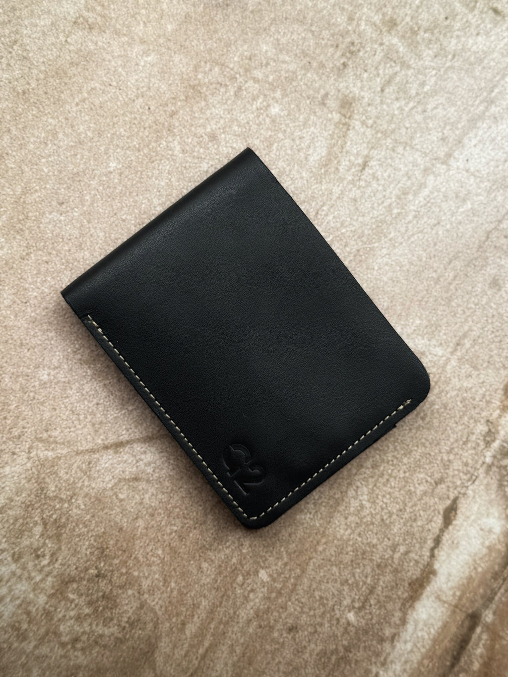Bi-Fold Black Leather Wallet