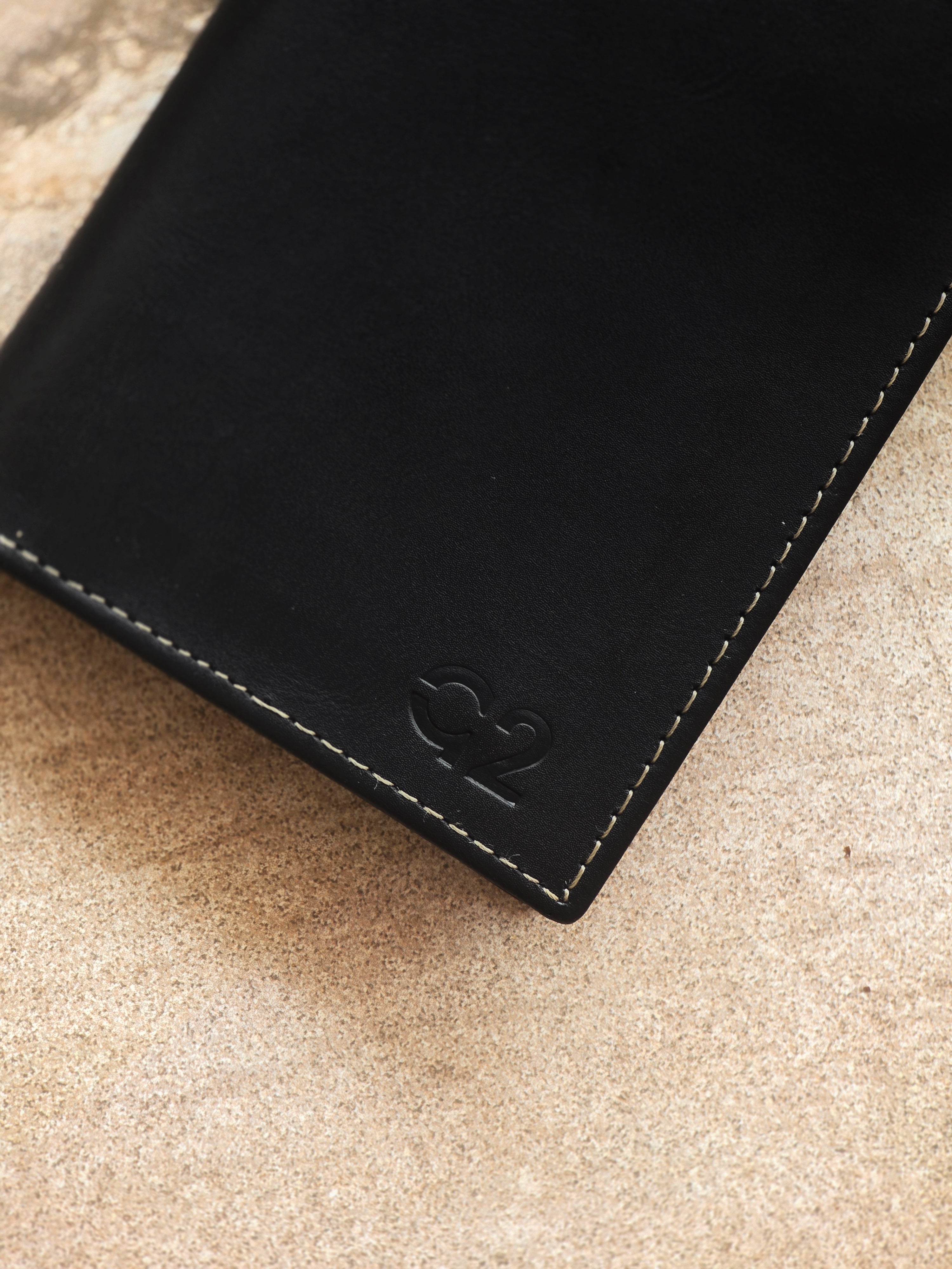 Black Leather Organizer Wallet