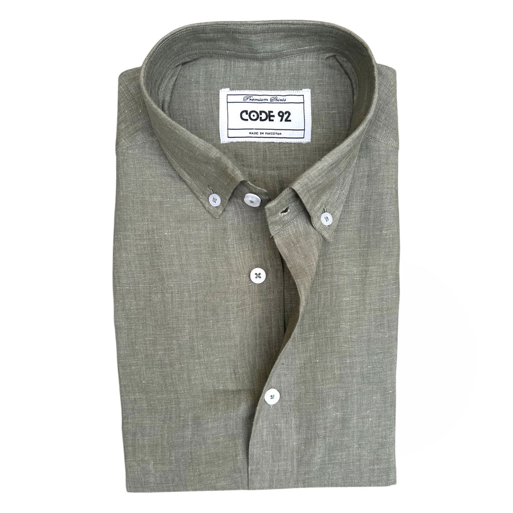 Light Green Linen Shirt
