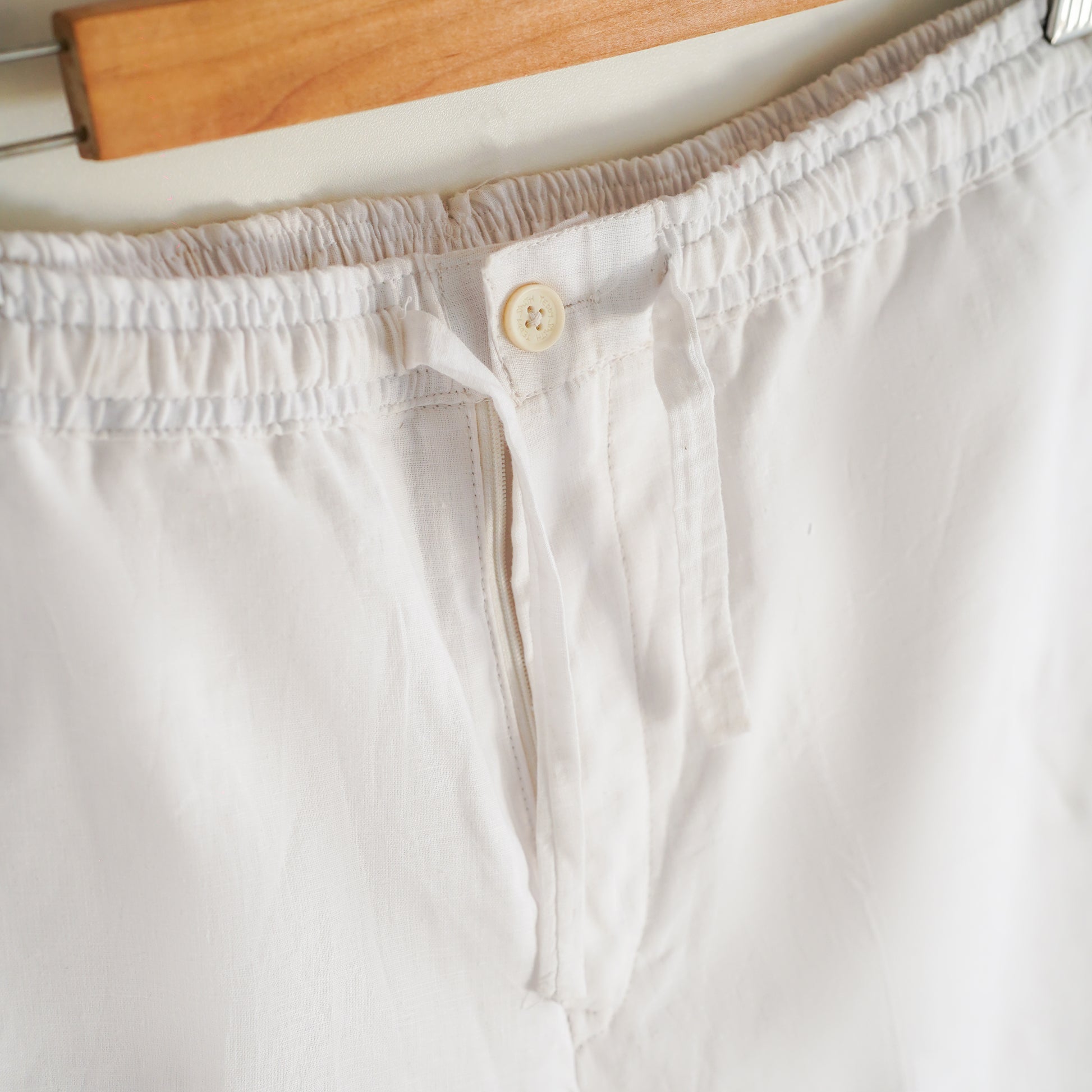 White Linen Pants