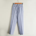 Blue Striped Linen Pants