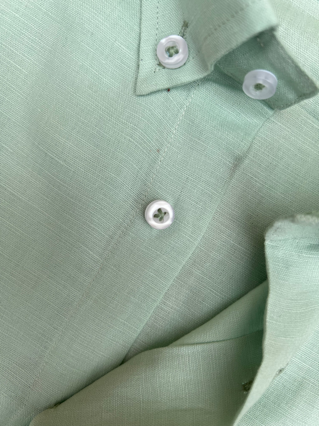 Lime Green Cotton Linen Shirt