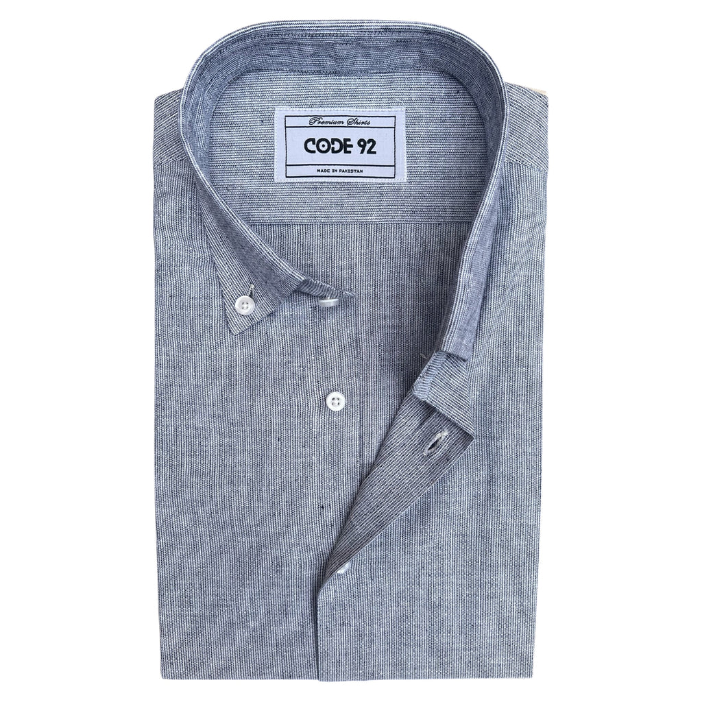 Signature Micro Striped Linen Shirt