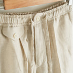 Beige Linen Pants