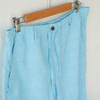 AQUA LINEN CO-ORD SET