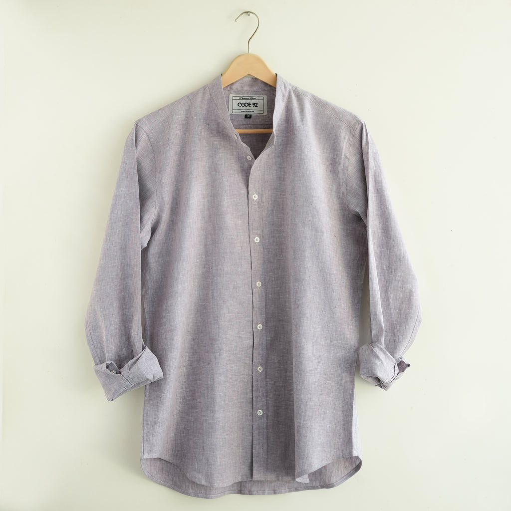 Lilac Linen Shirt